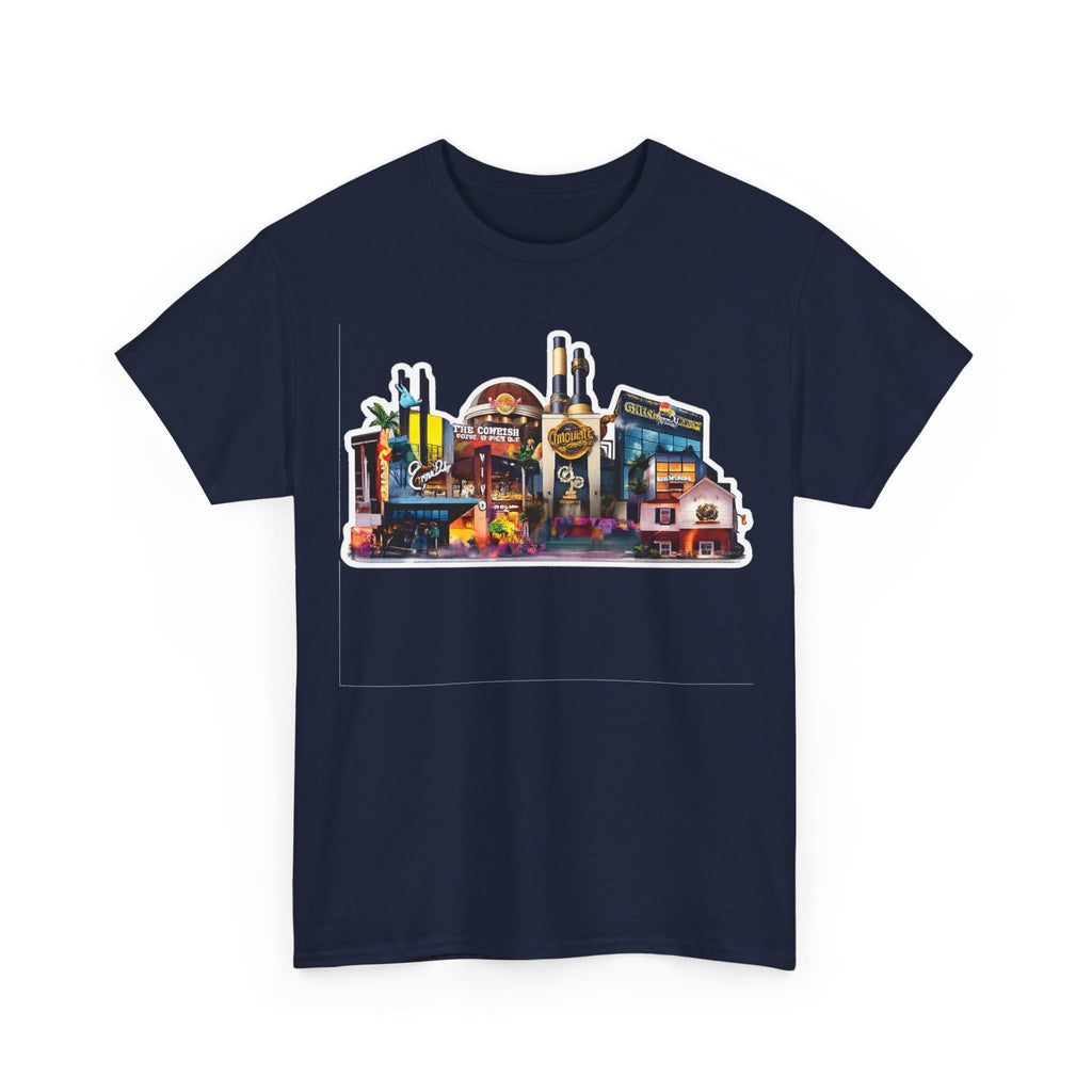 Universal Orlando Skyline T-Shirt — Neon Strip Casino Cityscape Tee