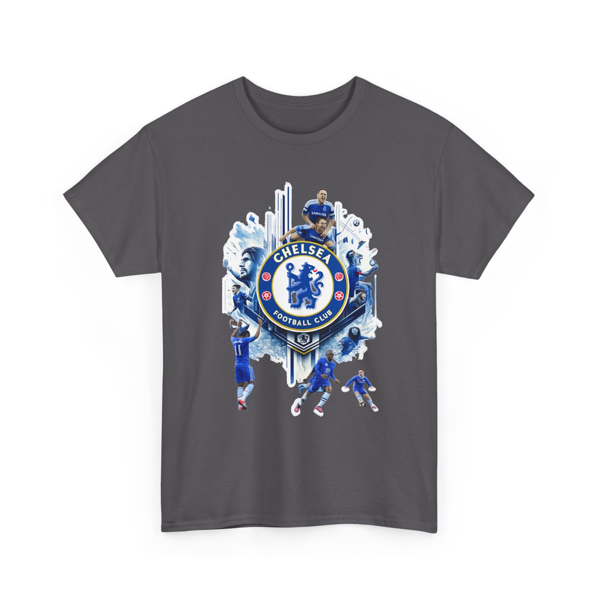 Chelsea FC Crest Players T-Shirt — Blue Football Fan Tee