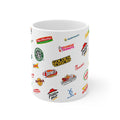 American Food Chains Collage Mug — Ceramic Coffee Cup (11oz & 15oz)