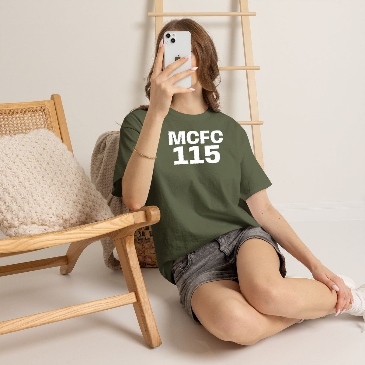 MCFC 115 T-Shirt — Vintage Football Club Number Tee