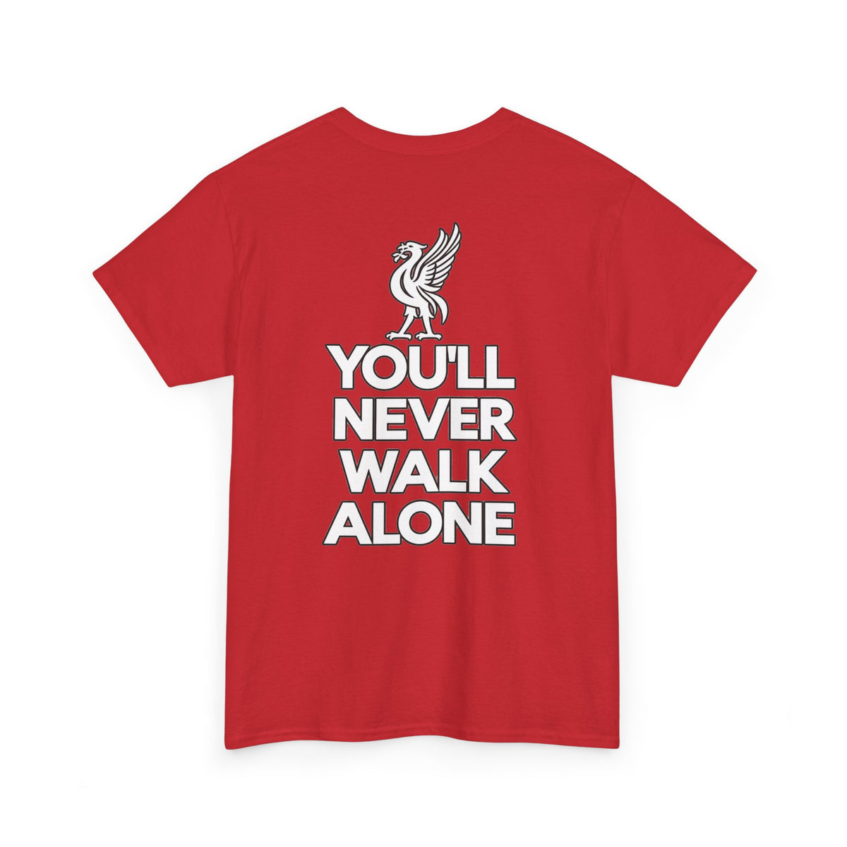 You'll Never Walk Alone T‑Shirt — Liverpool FC Crest Cotton Tee