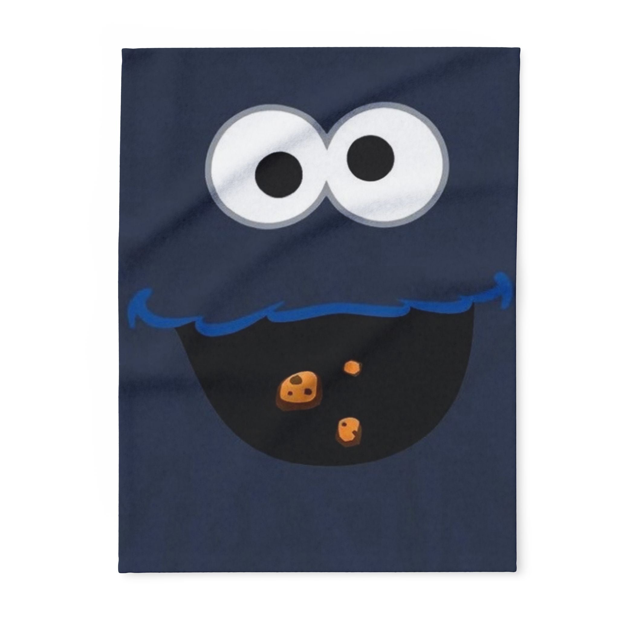 Cookie Monster Arctic Fleece Blanket – Cute Blue Character Throw for Kids & Fans