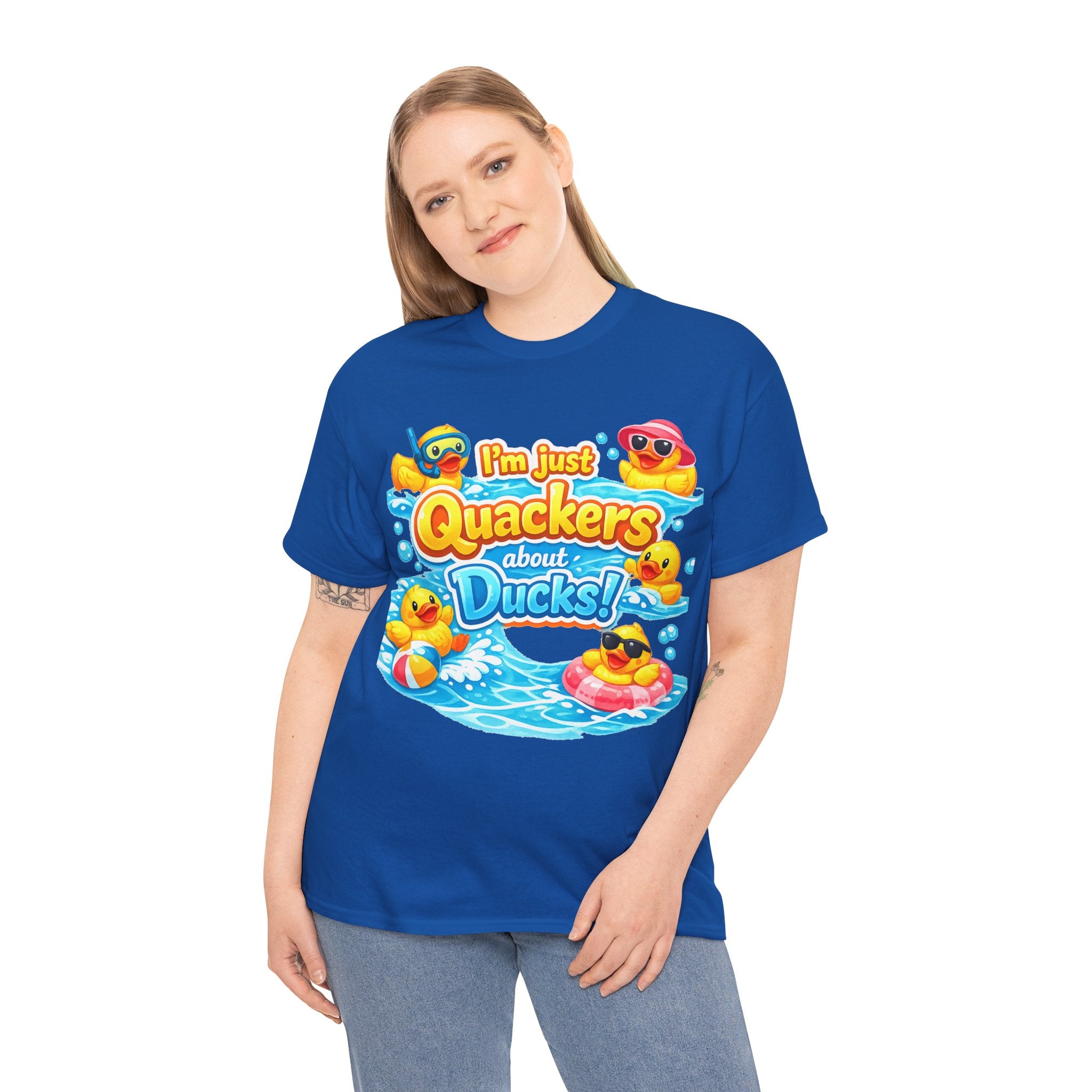I'm Just Quackers About Ducks! Cute Rubber Duck Pool Tee
