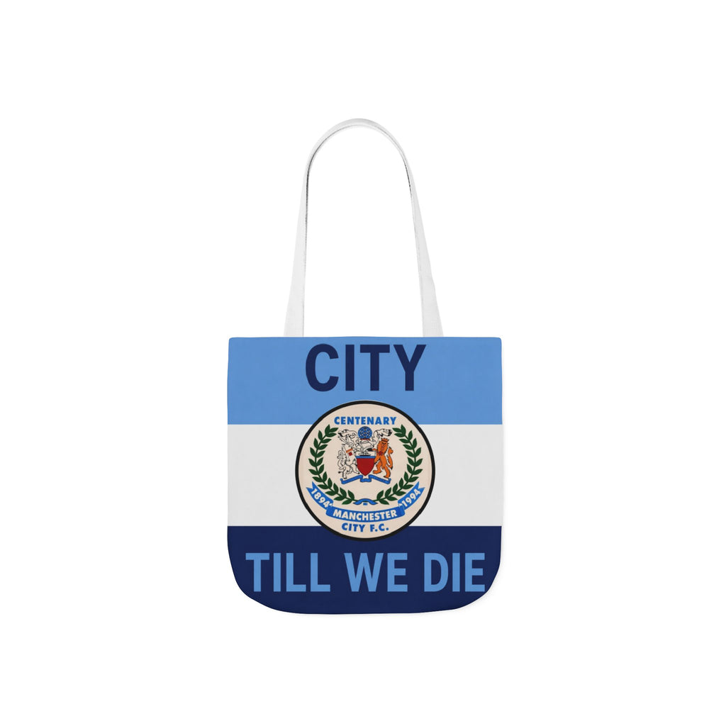City Till We Die Canvas Tote Bag — Football Fan Flag Tote