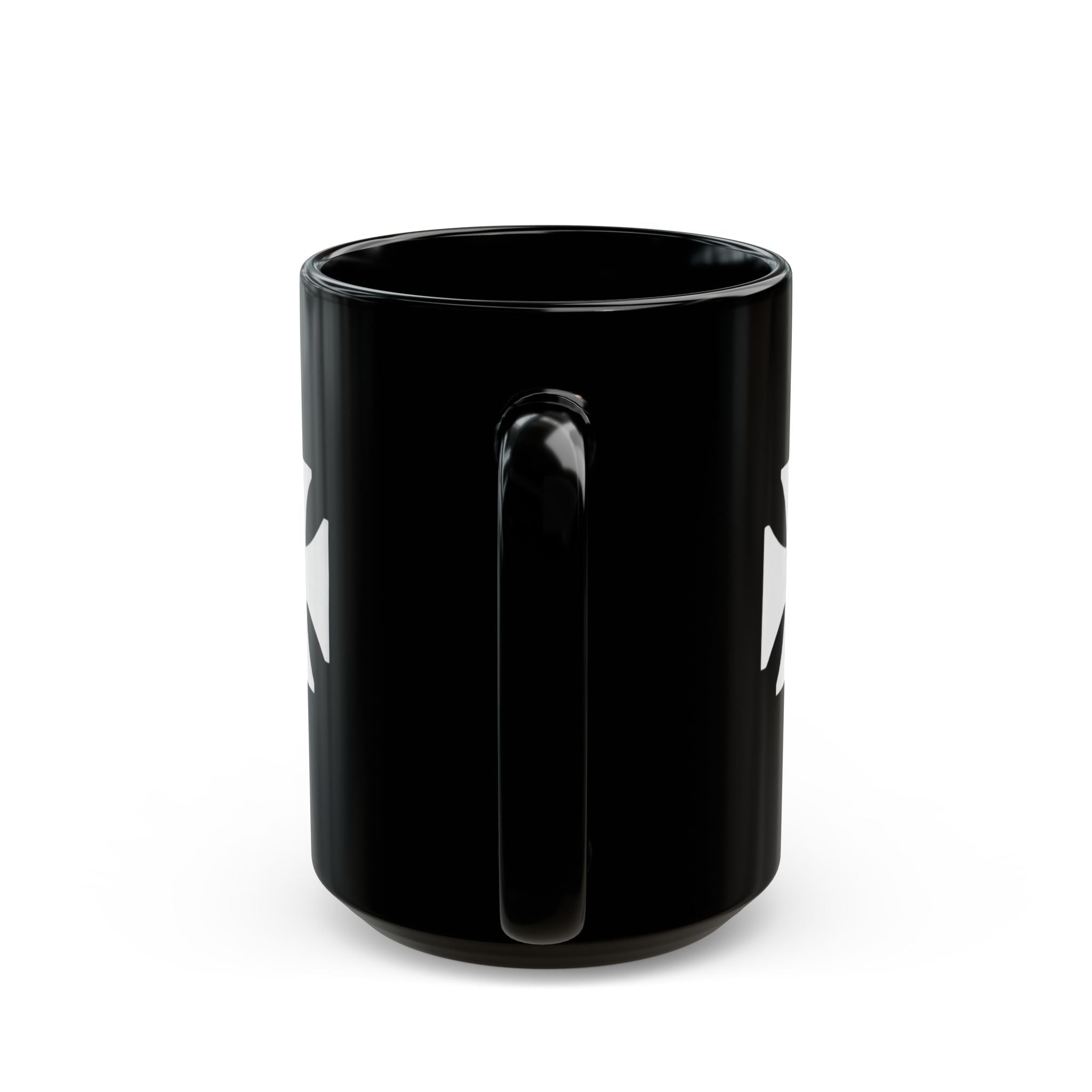 Manchester City ST Mark's Black Ceramic Mug with White Maltese Cross – Gothic Coffee Cup (11oz, 15oz)