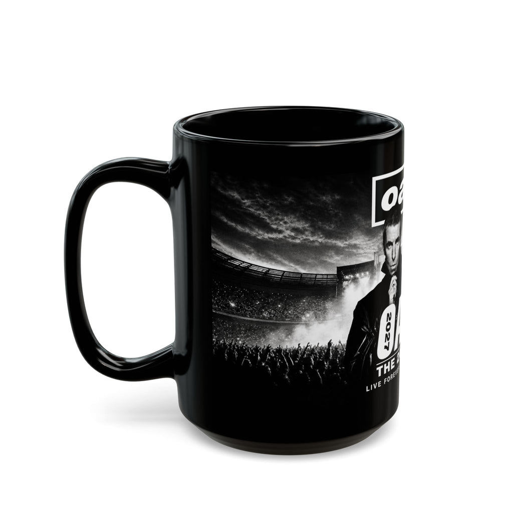 Oasis The 2027 Tour Inspired Black Coffee Mug