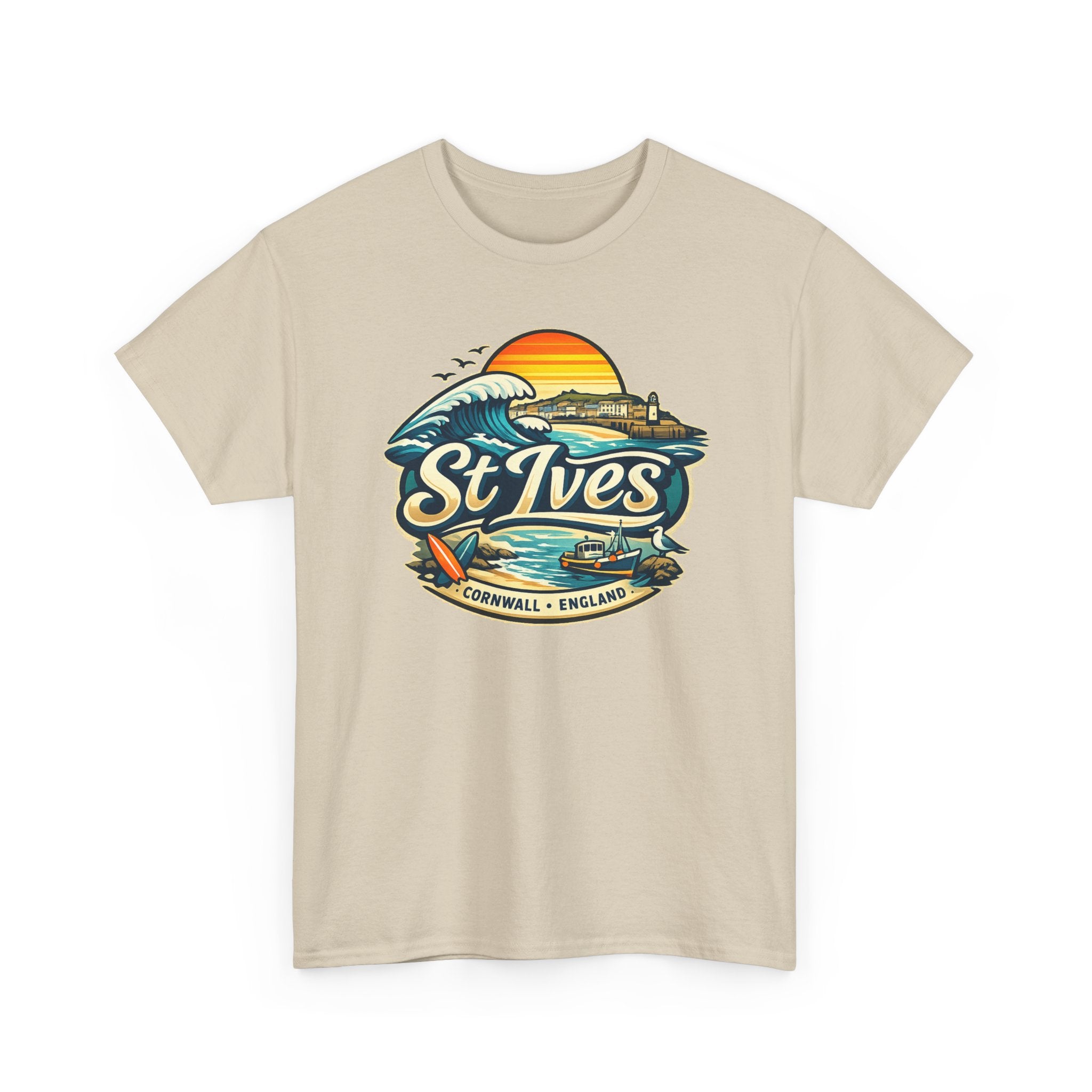 St Ives Cornwall Vintage Surf Tee