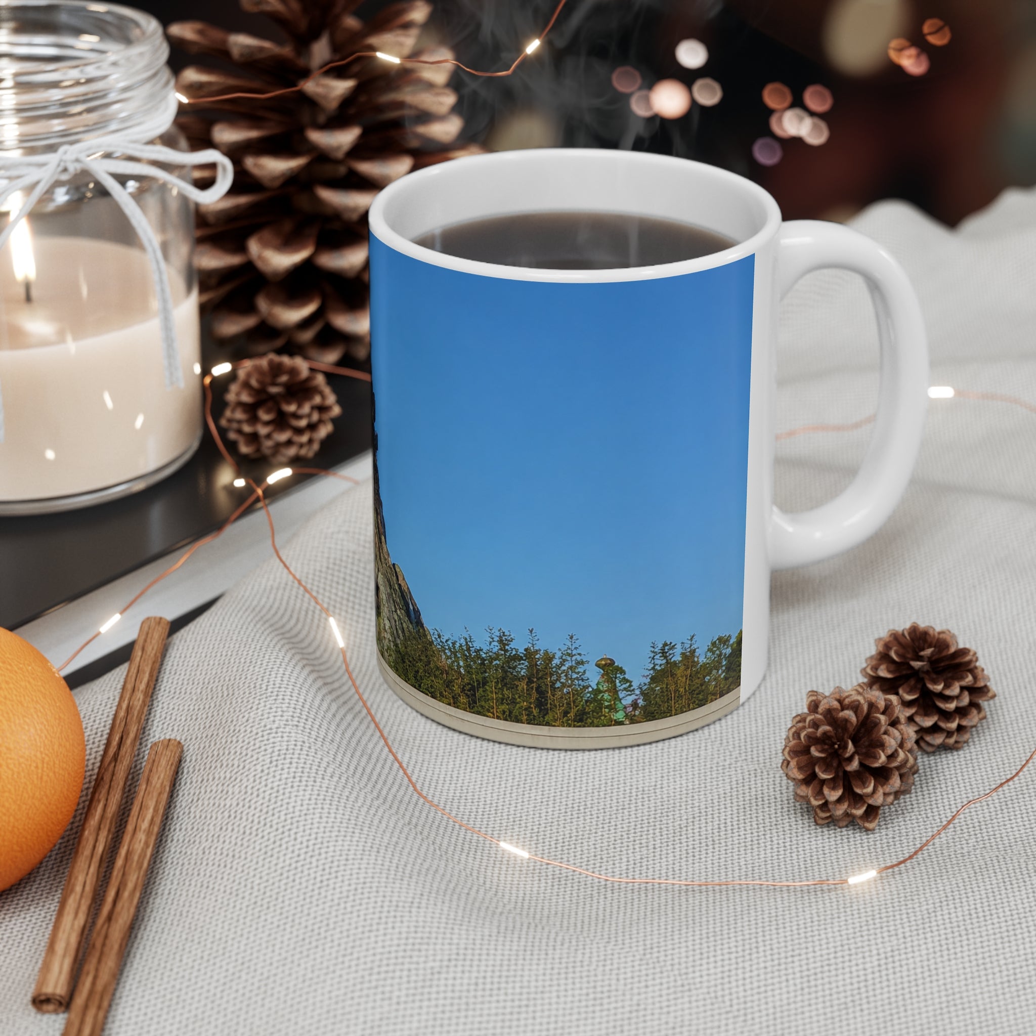 Volcano Bay Scenic Ceramic Coffee Mug — 11oz & 15oz Travel Park Photo