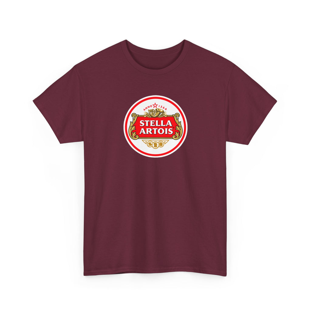 Beer Logo T-Shirt — Stella Artois Inspired Vintage Crest Tee