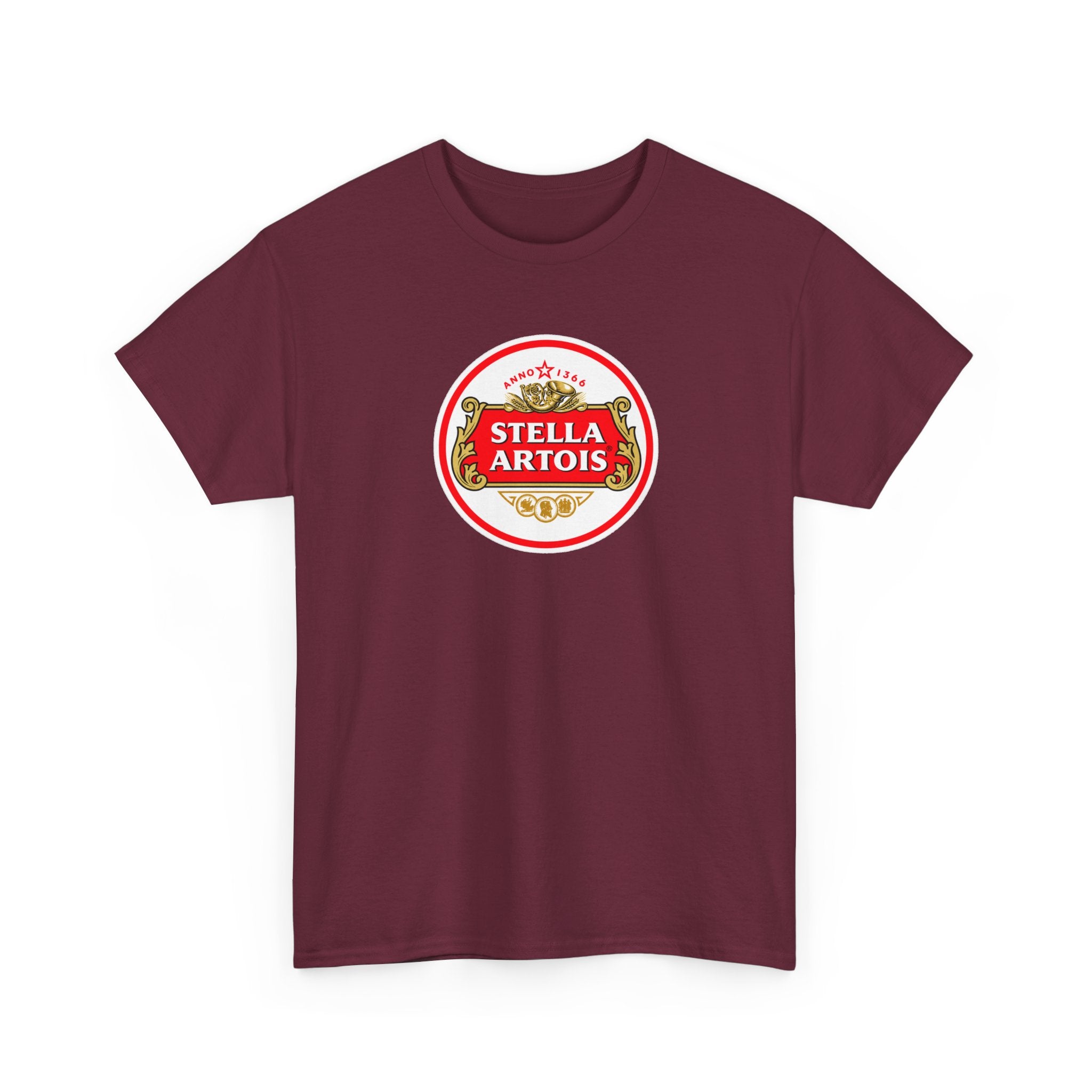 Beer Logo T-Shirt — Stella Artois Inspired Vintage Crest Tee