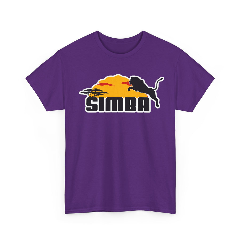 Simba Sunset Graphic Tee — Lion Silhouette Safari T-Shirt