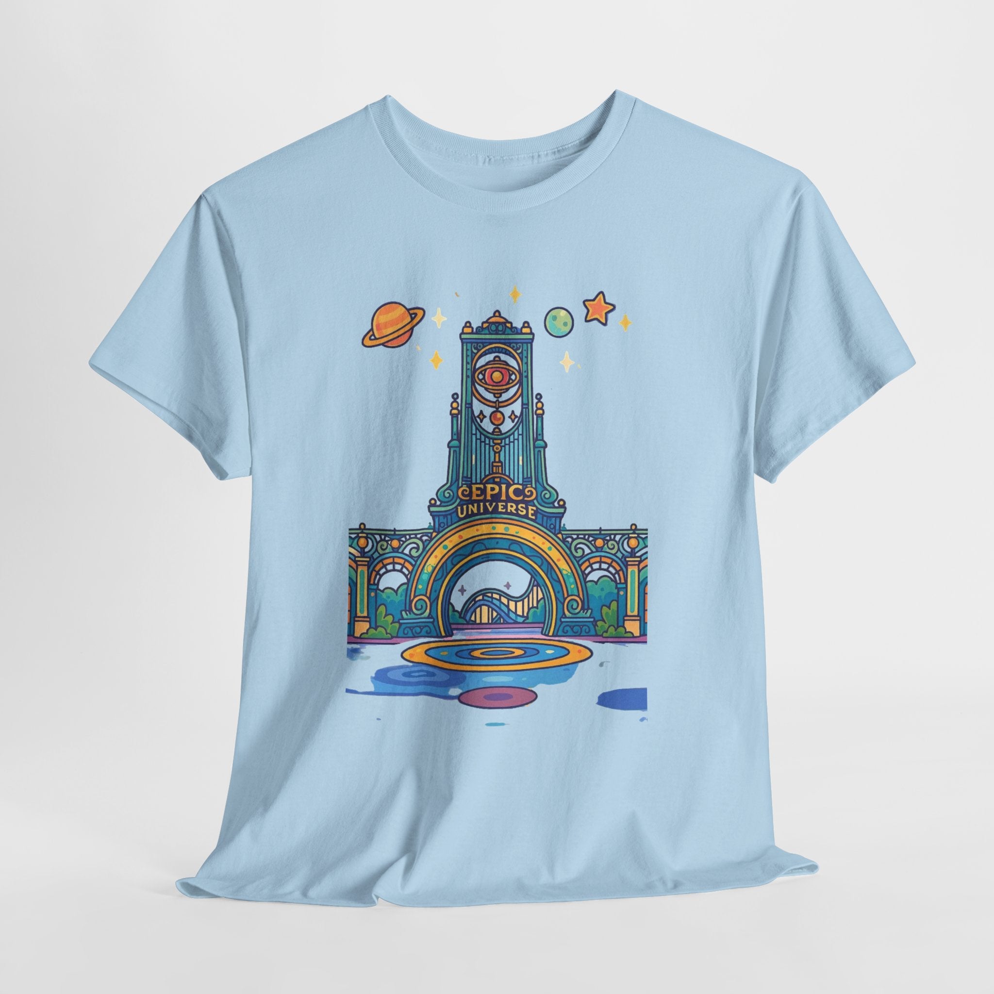 Universal Studios Family Vacation T-Shirt — Retro Space Theater Graphic Tee
