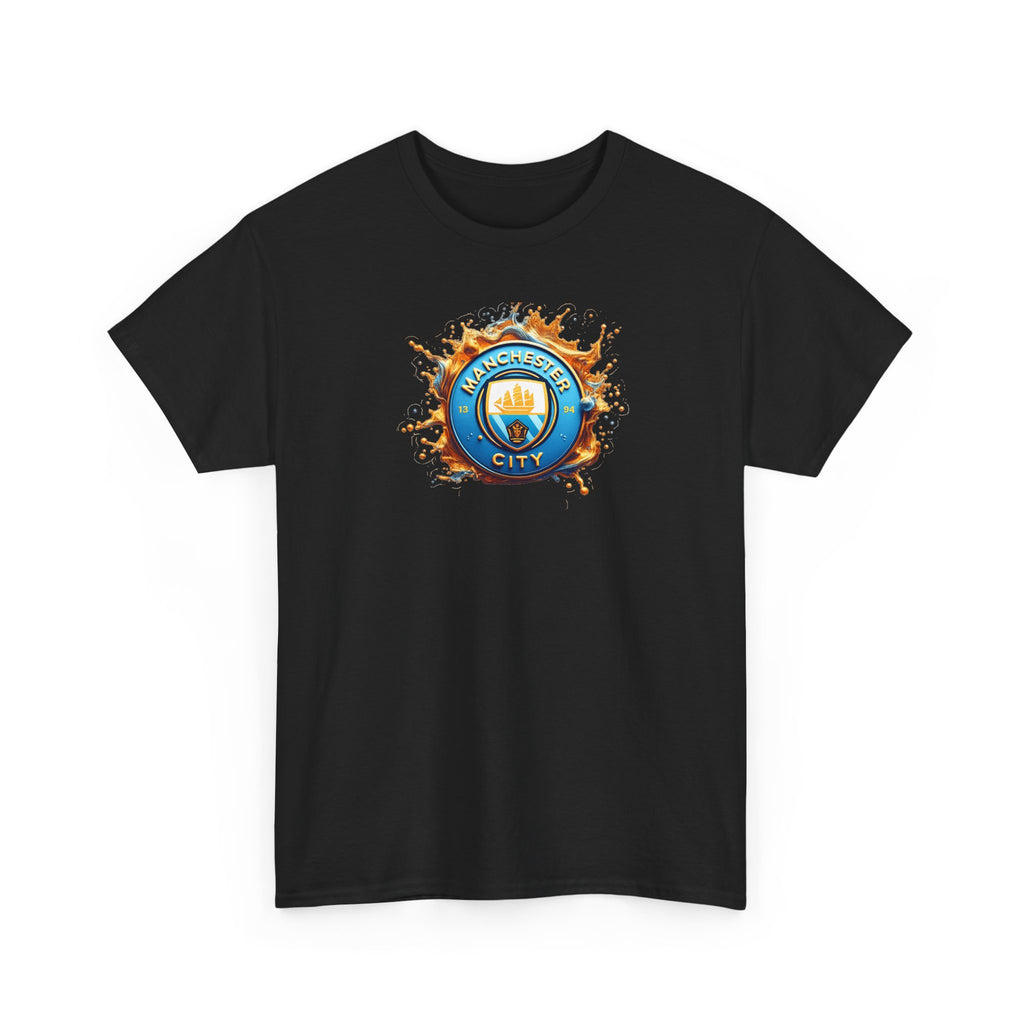 Manchester City T-Shirt – 'Eat. Sleep. City. Repeat.' Football Fan Tee