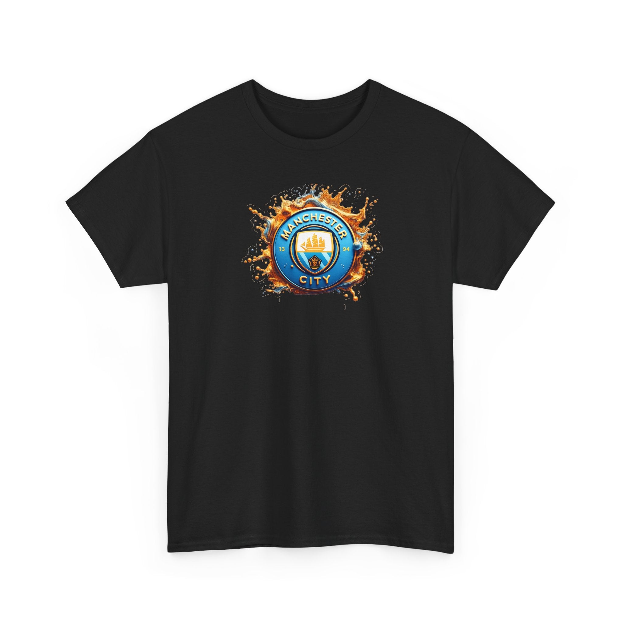 Manchester City T-Shirt – 'Eat. Sleep. City. Repeat.' Football Fan Tee