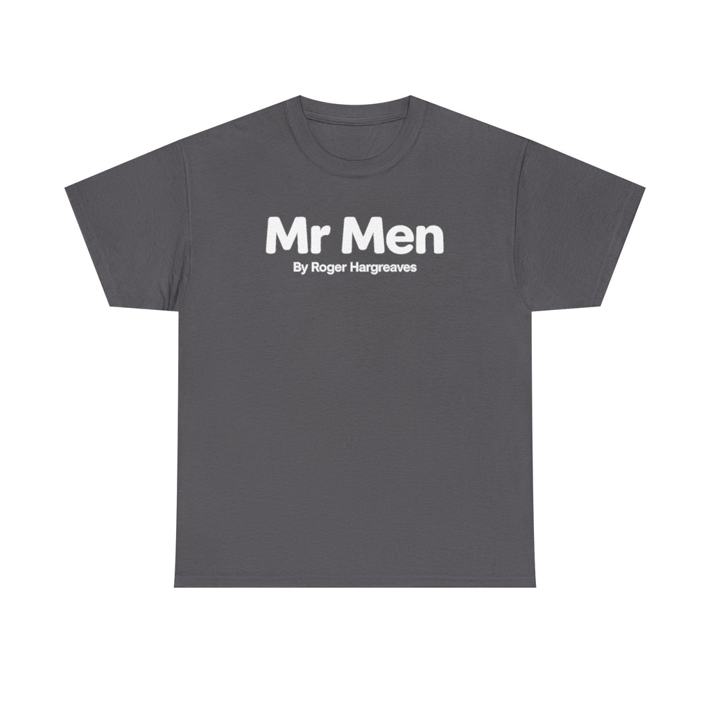 Mr Men T-Shirt – Retro 'Mr Men by Roger Hargreaves' Logo Tee