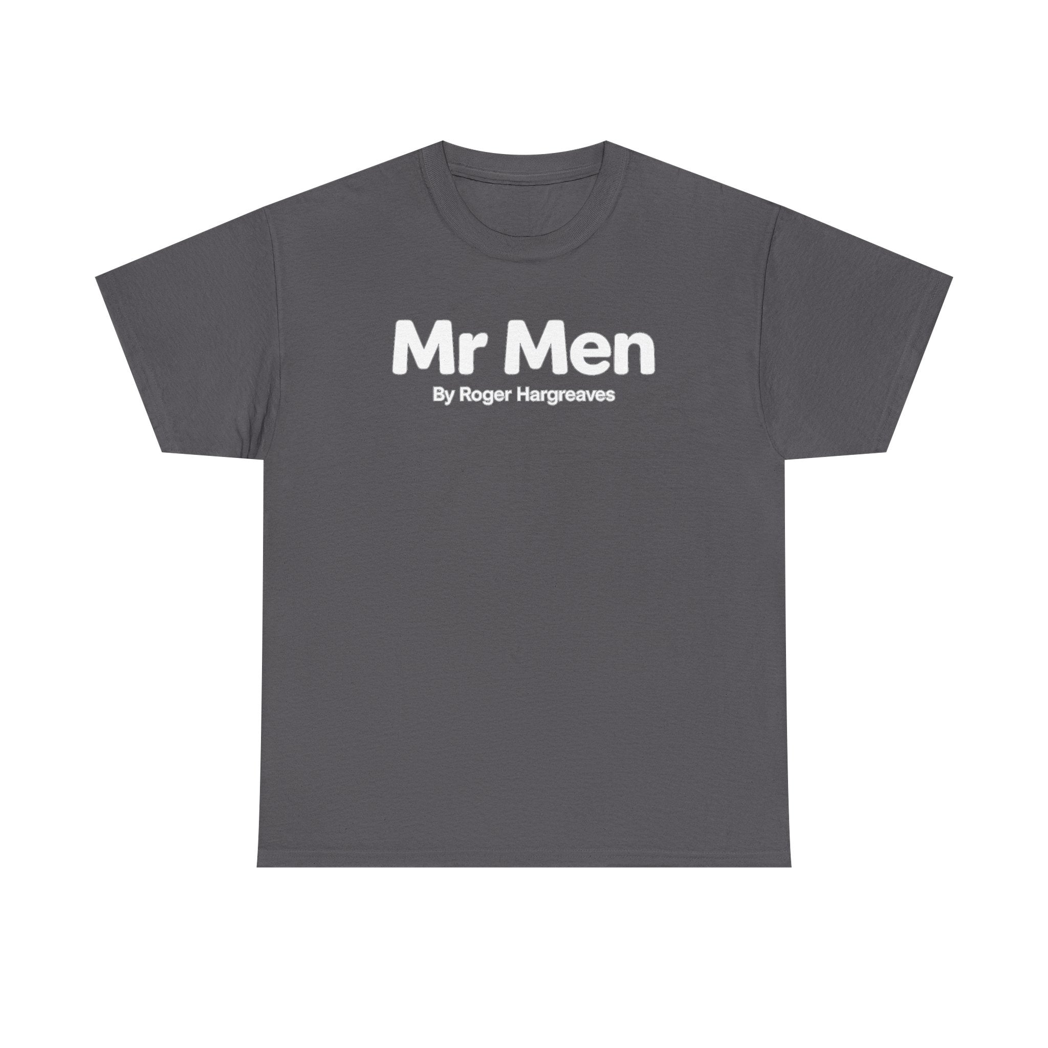 Mr Men T-Shirt – Retro 'Mr Men by Roger Hargreaves' Logo Tee