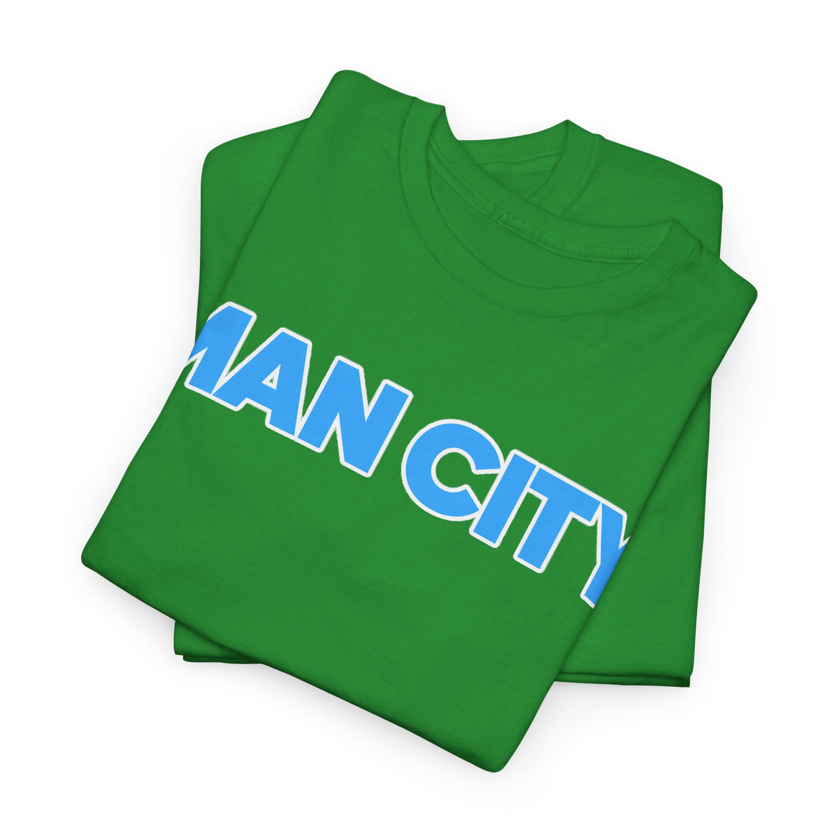 Man City Cotton T‑Shirt — Minimal Football Fan Tee