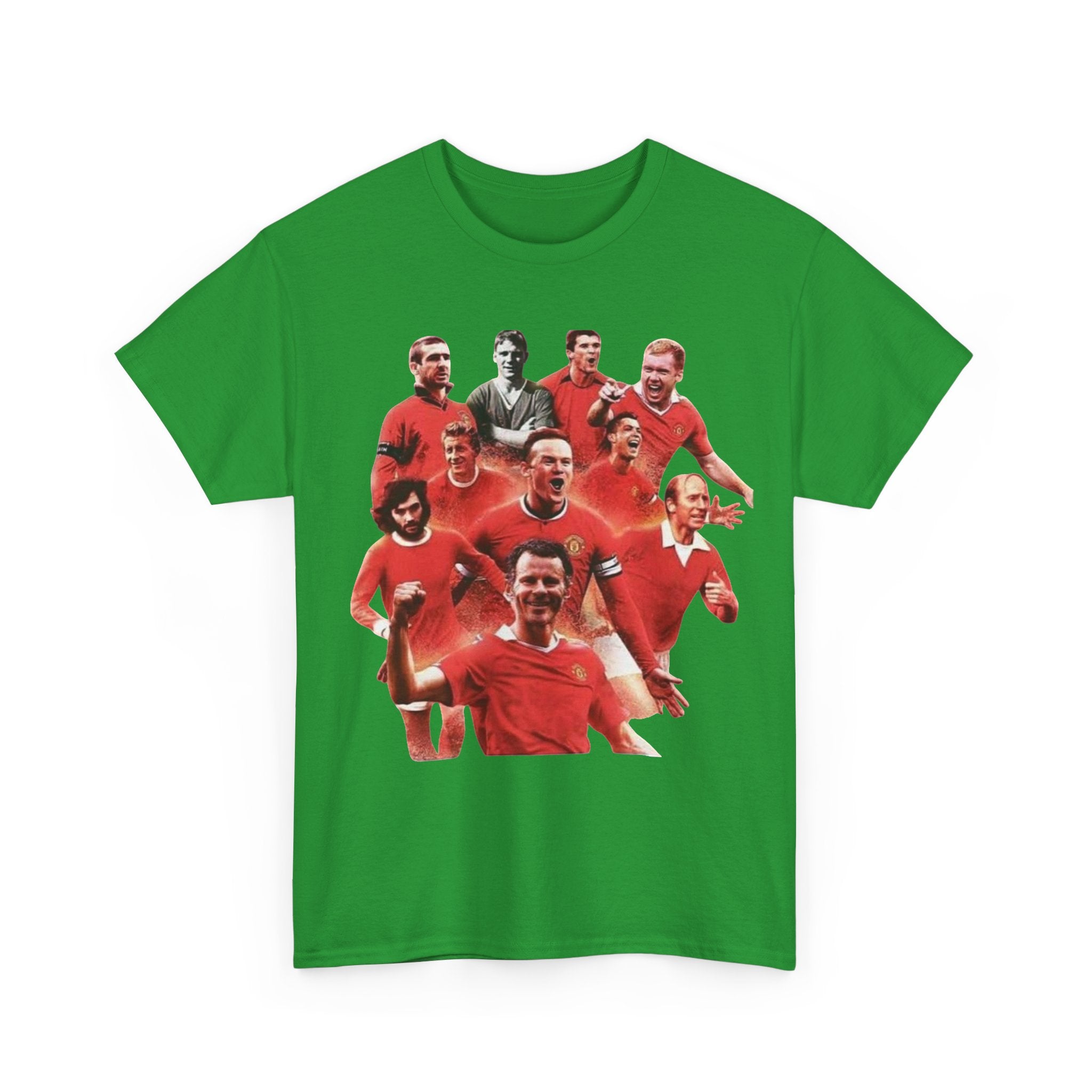 Manchester United Legends T‑Shirt — Retro Team Collage Football Tee