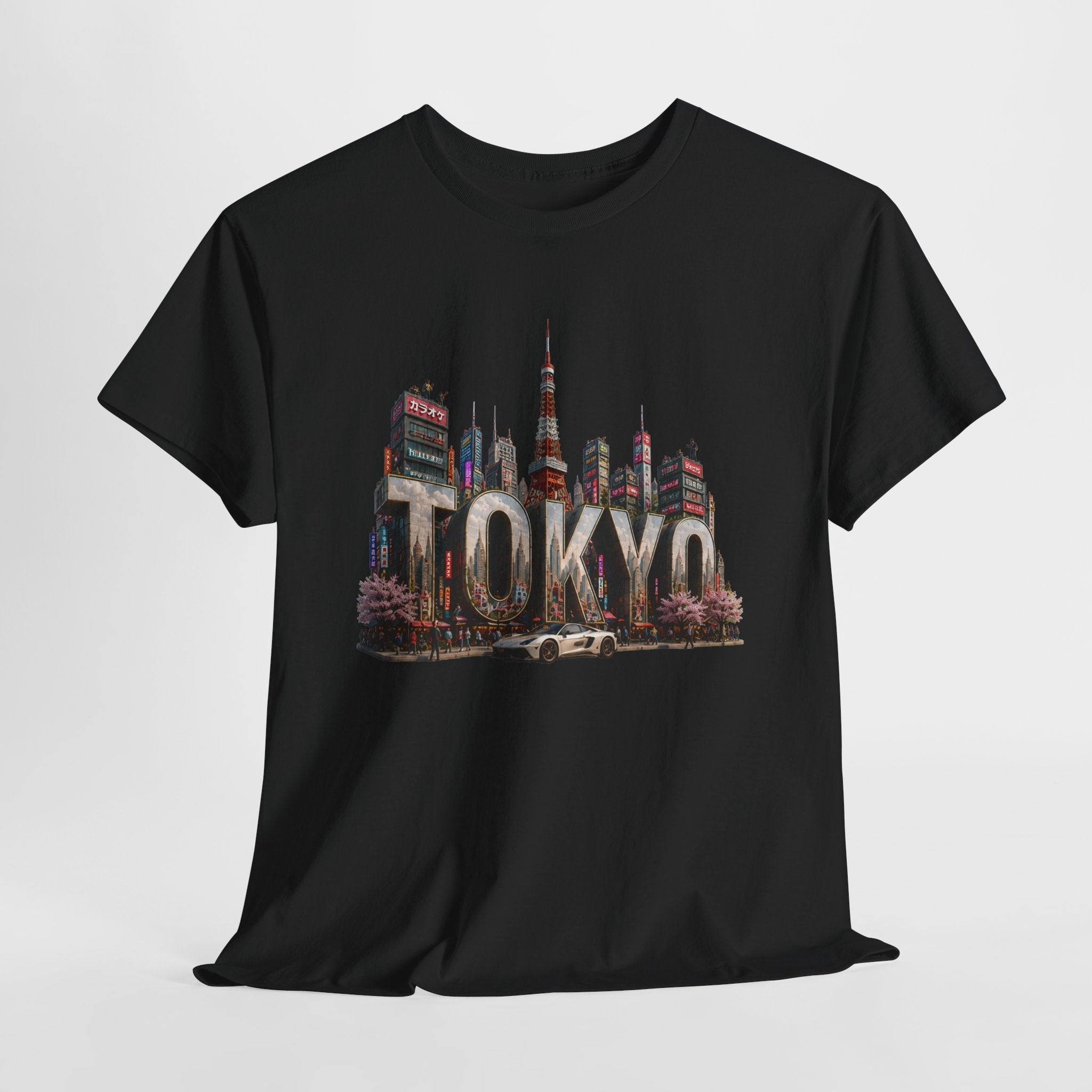 Tokyo Skyline T-Shirt — Vintage Cityscape Graphic Tee