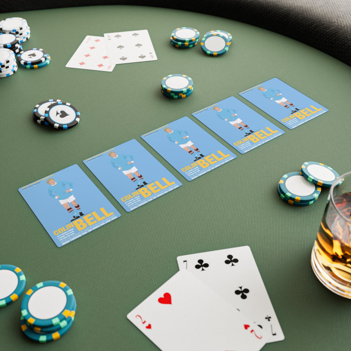 Colin Bell Manchester City Legend Playing / Poker Cards