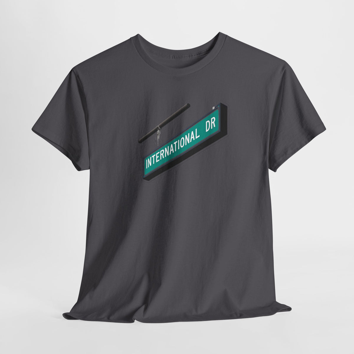 International Dr Street Sign Cotton T-Shirt