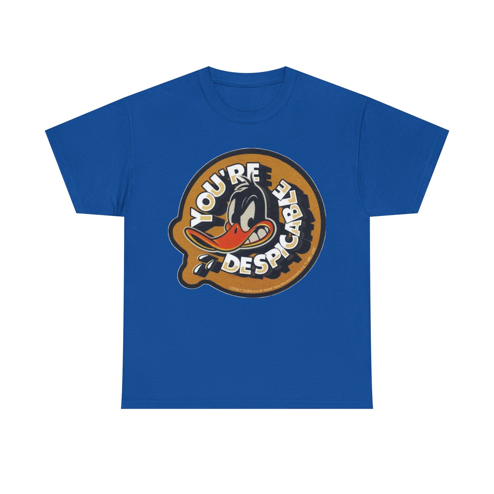 Vintage Daffy Duck Graphic Tee — “You're Despicable” Retro Cartoon Shirt