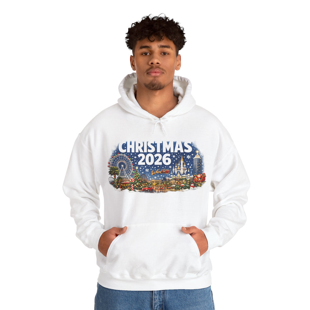 Christmas 2026 Holiday Hoodie — Festive Winter Village Sweatshirt