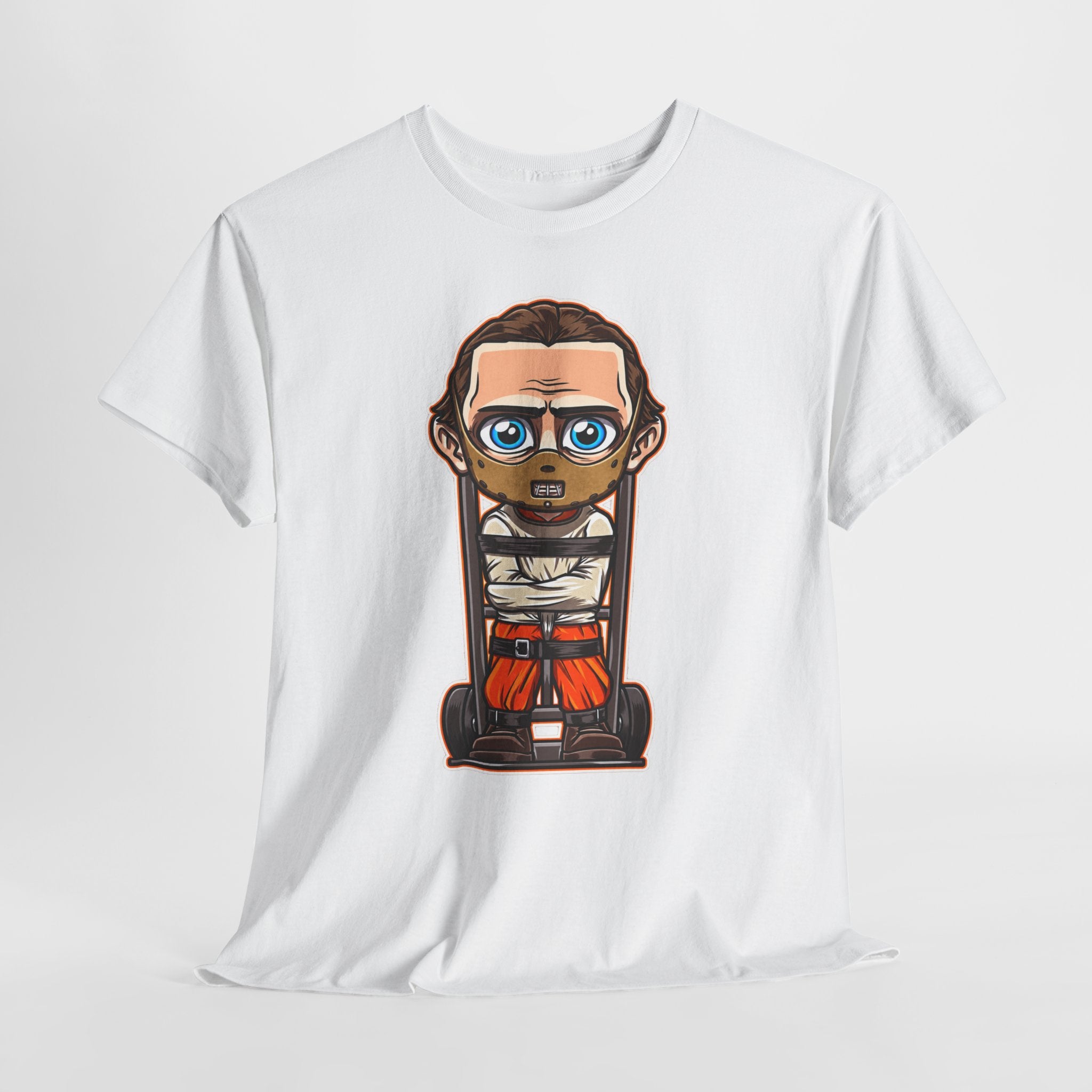 Chibi Prisoner Character Tee — Cute Cartoon Inmate Graphic T-Shirt