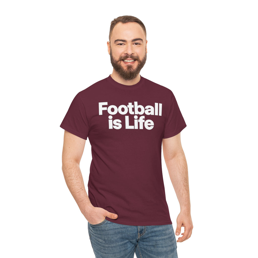 Football Is Life T-Shirt — Bold Graphic Tee for Fans & Players