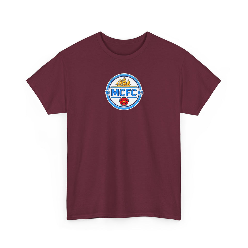 MCFC Retro Crest T‑Shirt — Vintage Soccer Fan Tee