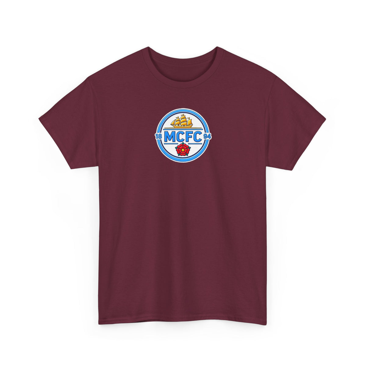 MCFC Retro Crest T‑Shirt — Vintage Soccer Fan Tee