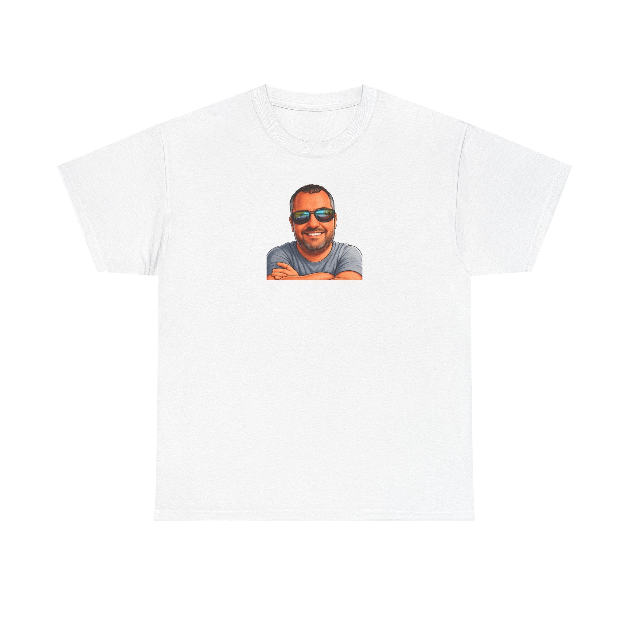 Graphic Tee — "E.T. Phoned Home" Smiling Guy Retro Design