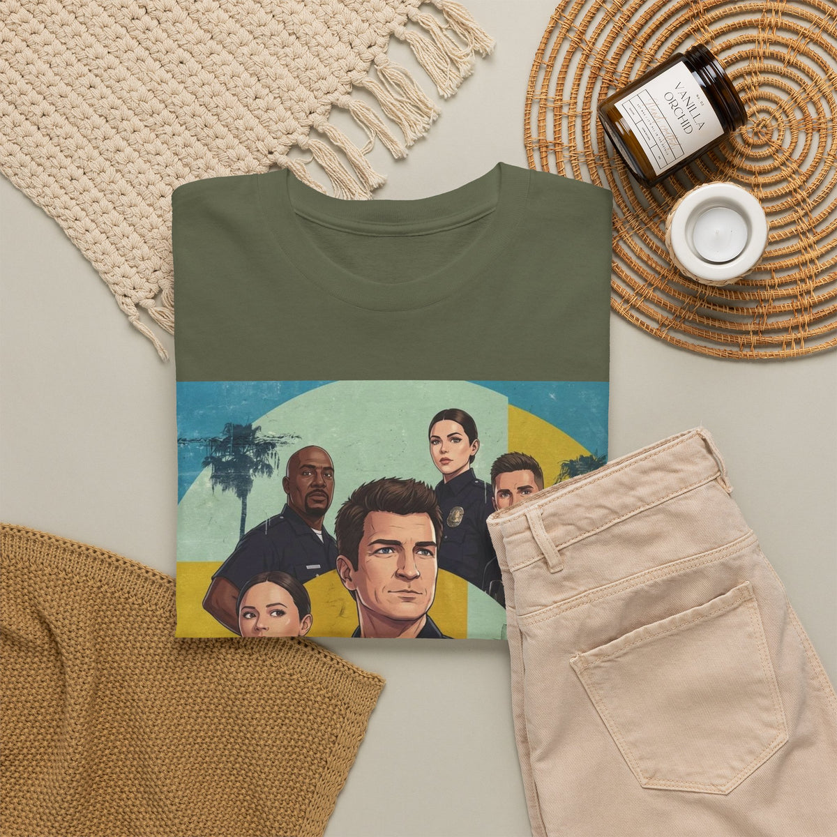 The Rookie TV Cast Graphic Tee — Vintage Poster Style Shirt