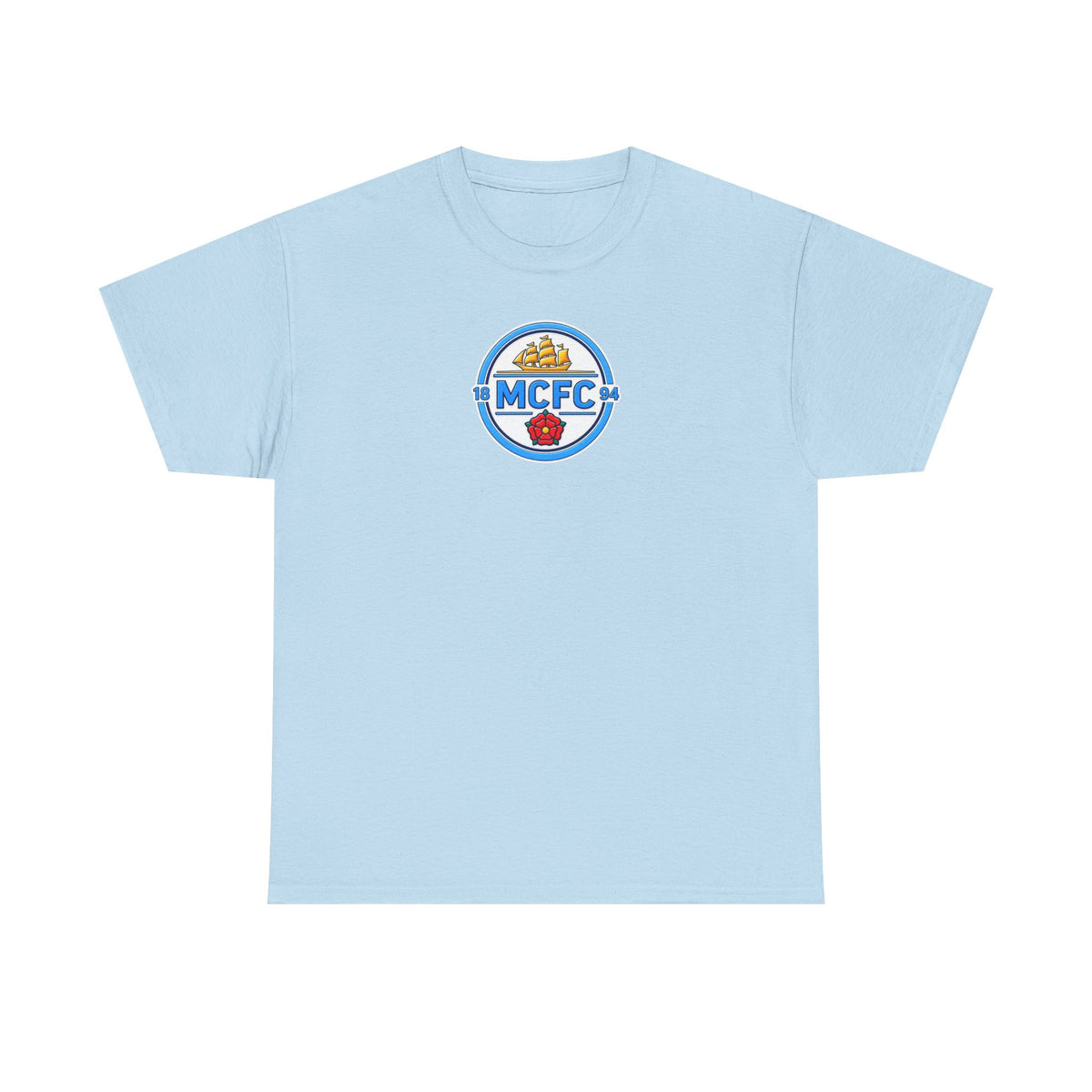 MCFC Retro Crest T‑Shirt — Vintage Soccer Fan Tee