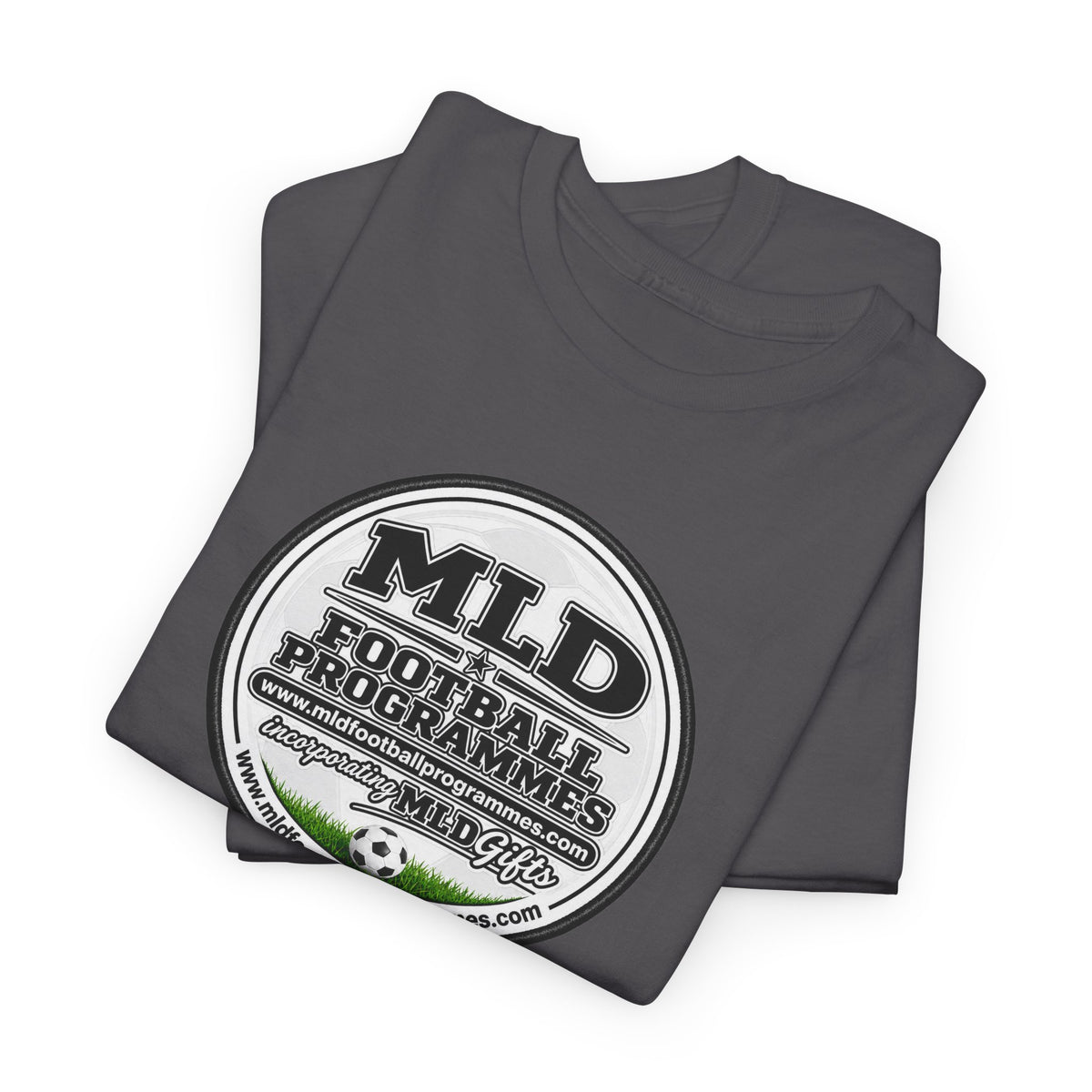 MLD Football Programmes Vintage Logo Cotton T-Shirt