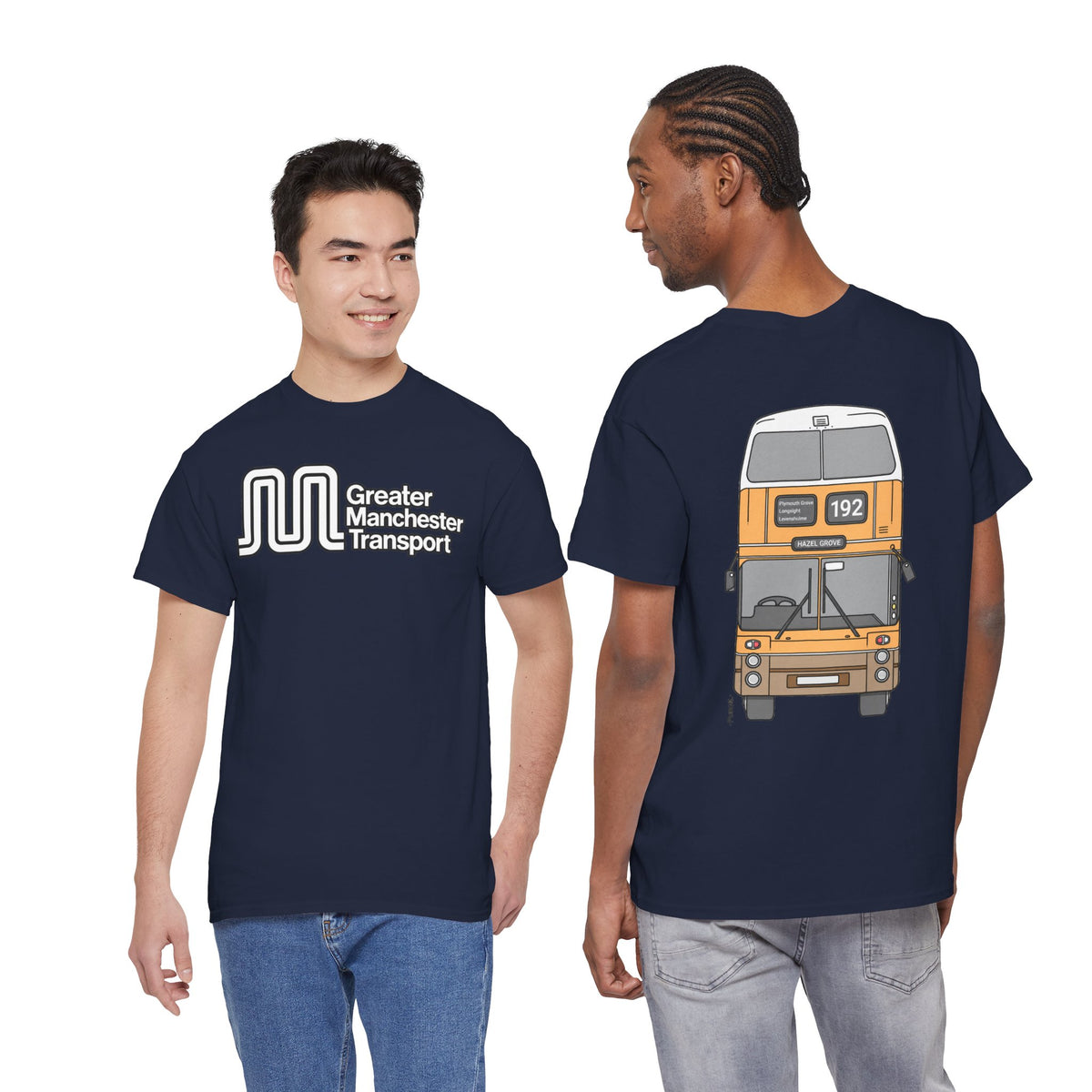 Greater Manchester Transport Tee – Vintage Bus Graphic T-Shirt