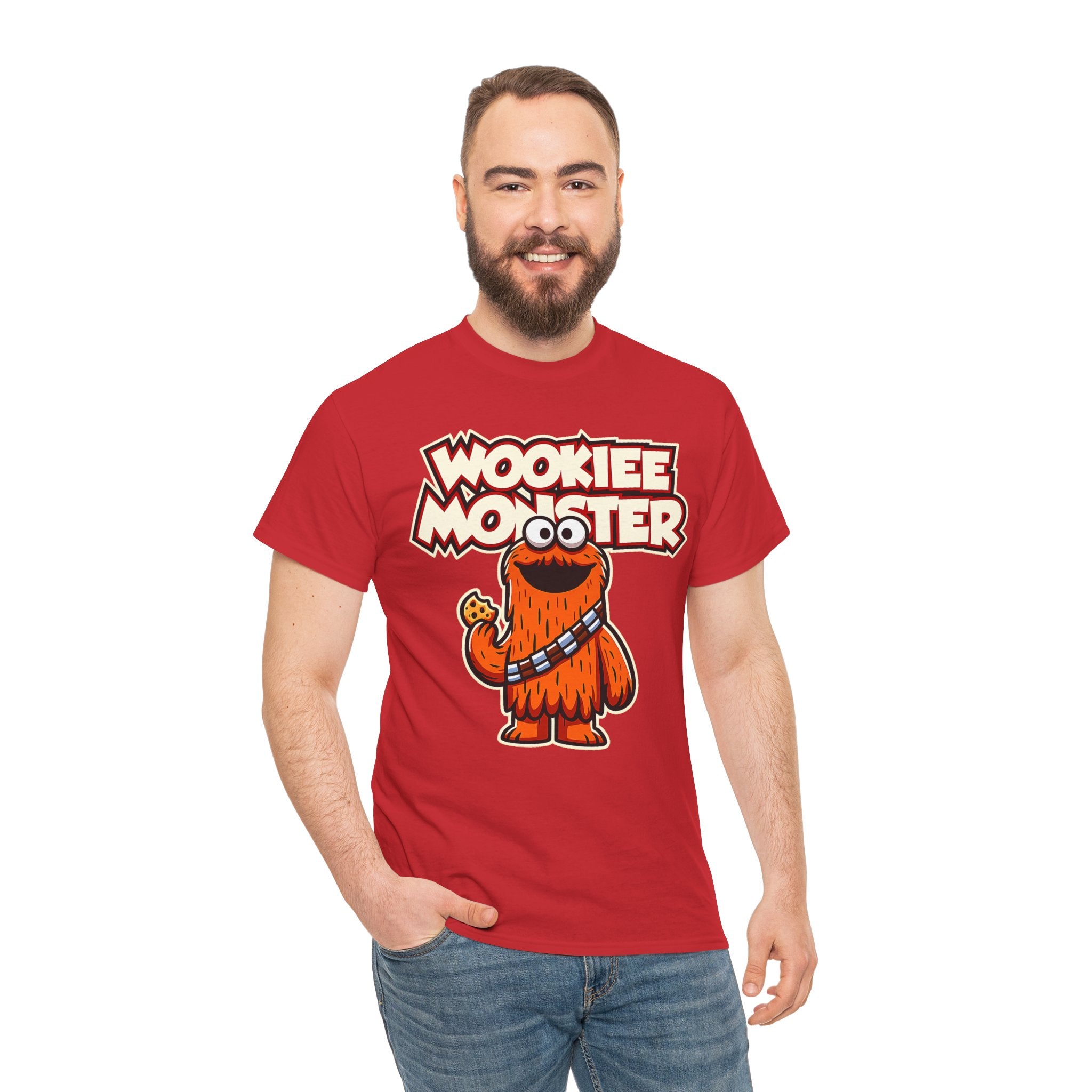 Wookiee Monster Tee - Funny Retro Sci‑Fi Cartoon Shirt