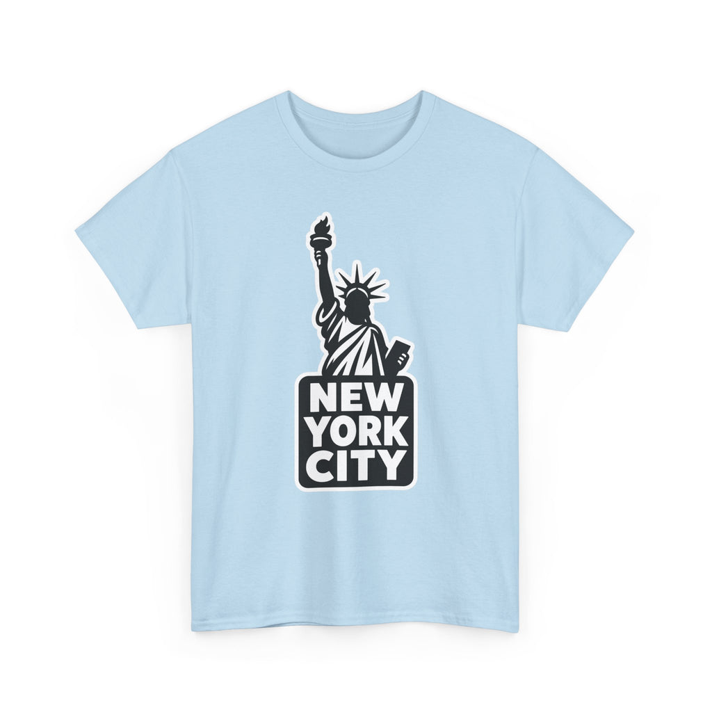 New York City Statue of Liberty Graphic Cotton T-Shirt / Tee