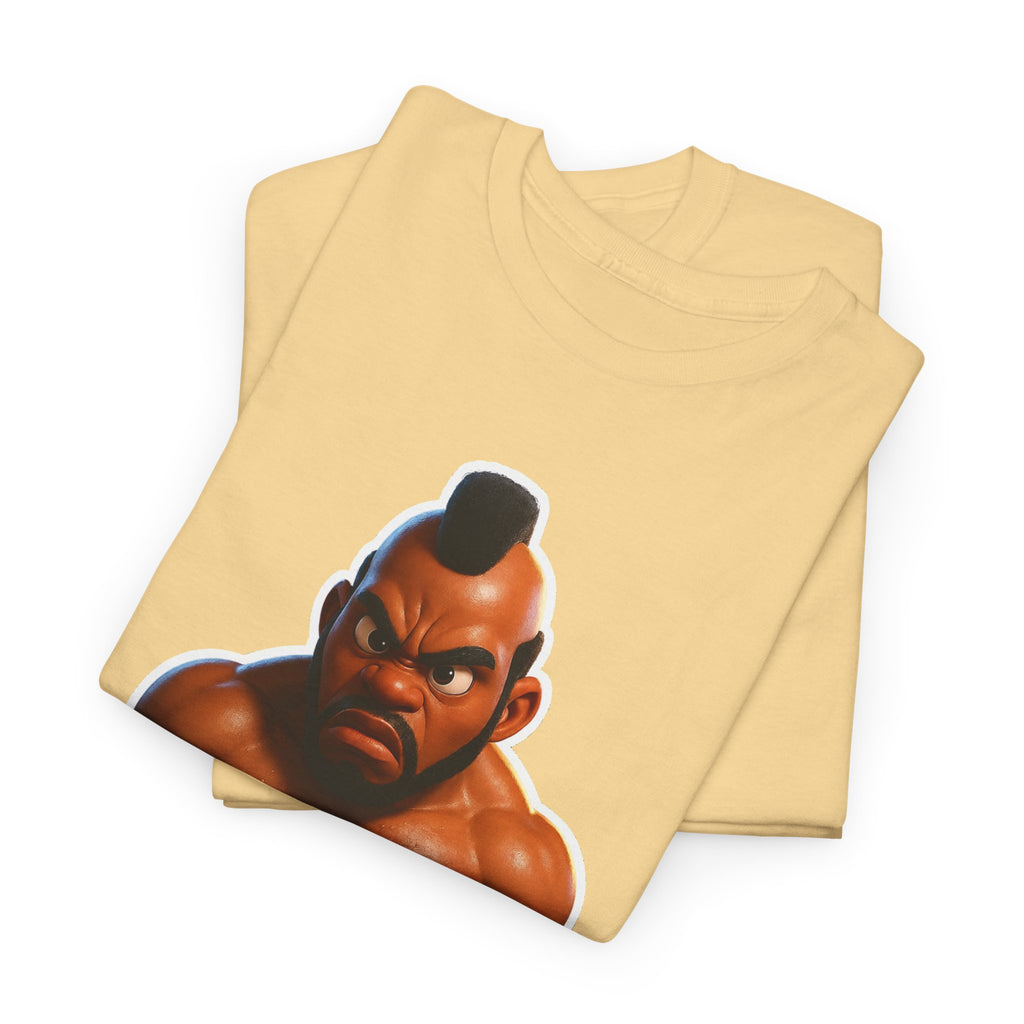 MR T Clubber Lang Boxer Character Tee — Tough Guy Cartoon Boxing T-Shirt
