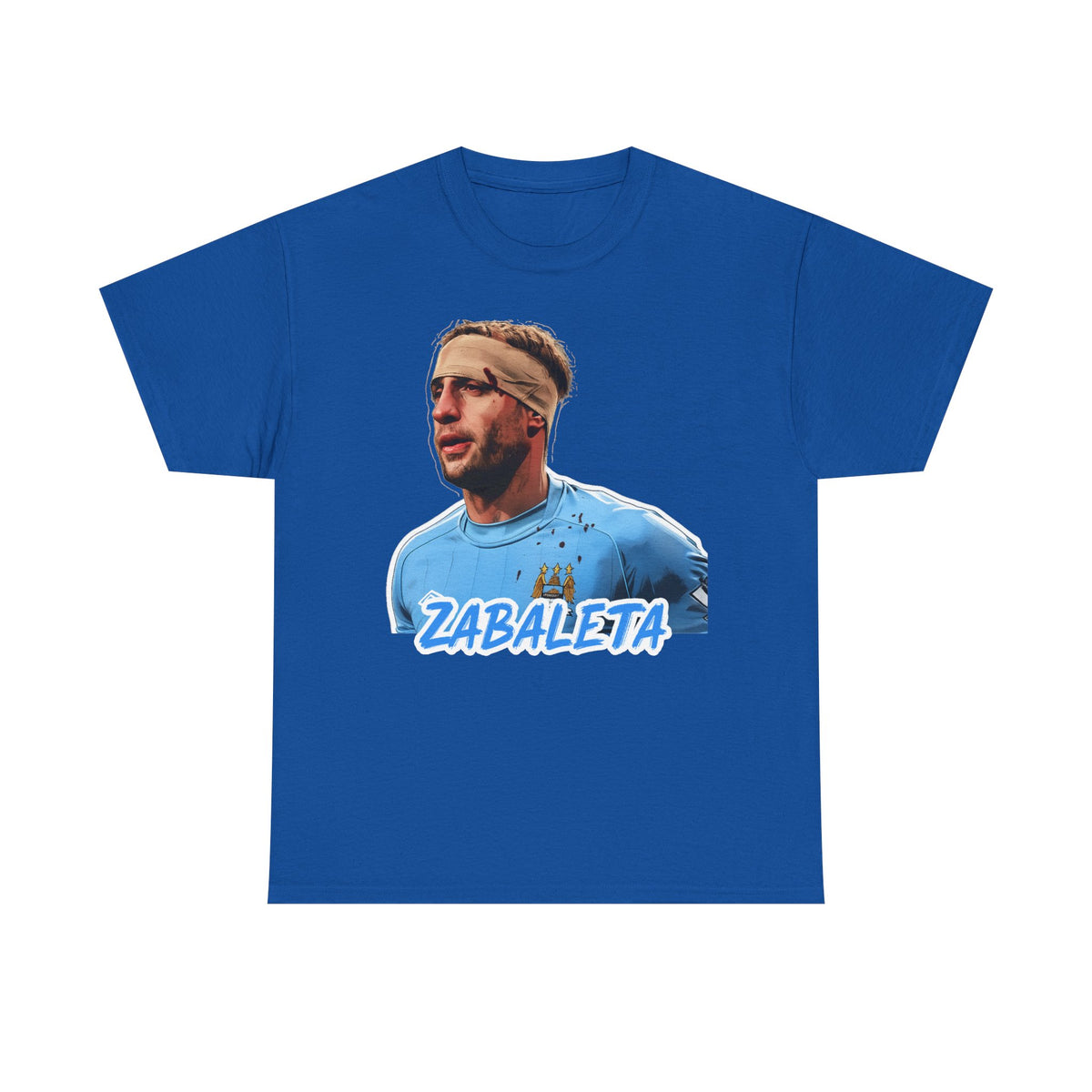 Zabaleta Manchester City Fan Tee — Retro Player Portrait Soccer T‑Shirt