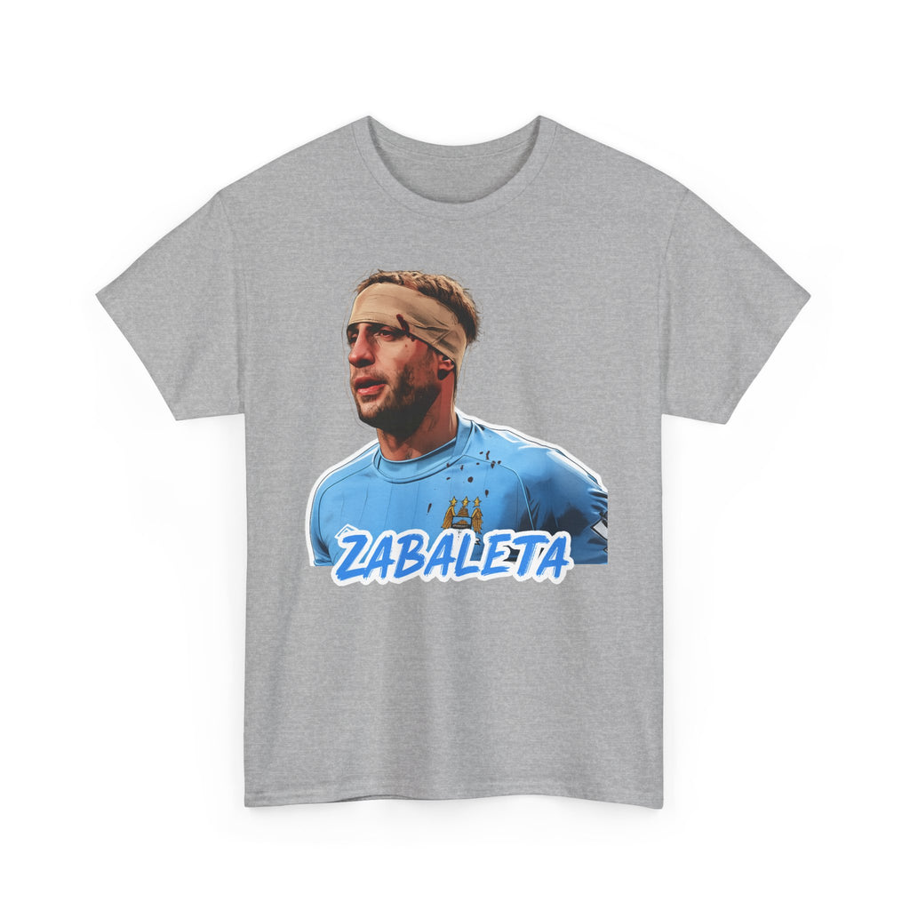 Zabaleta Manchester City Fan Tee — Retro Player Portrait Soccer T‑Shirt