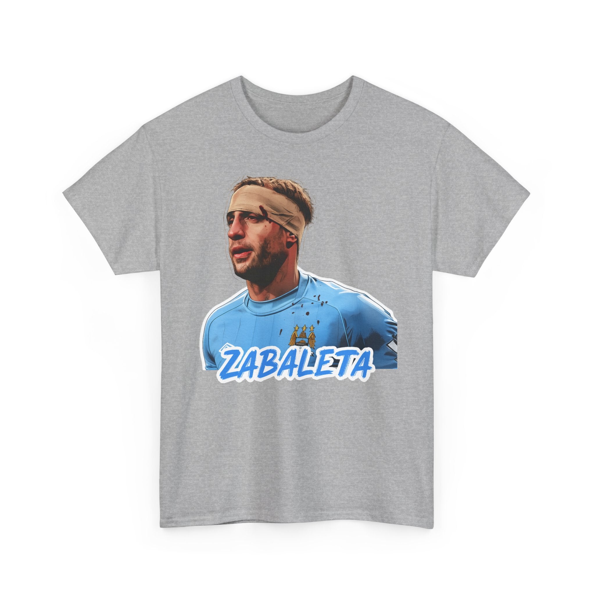 Zabaleta Manchester City Fan Tee — Retro Player Portrait Soccer T‑Shirt