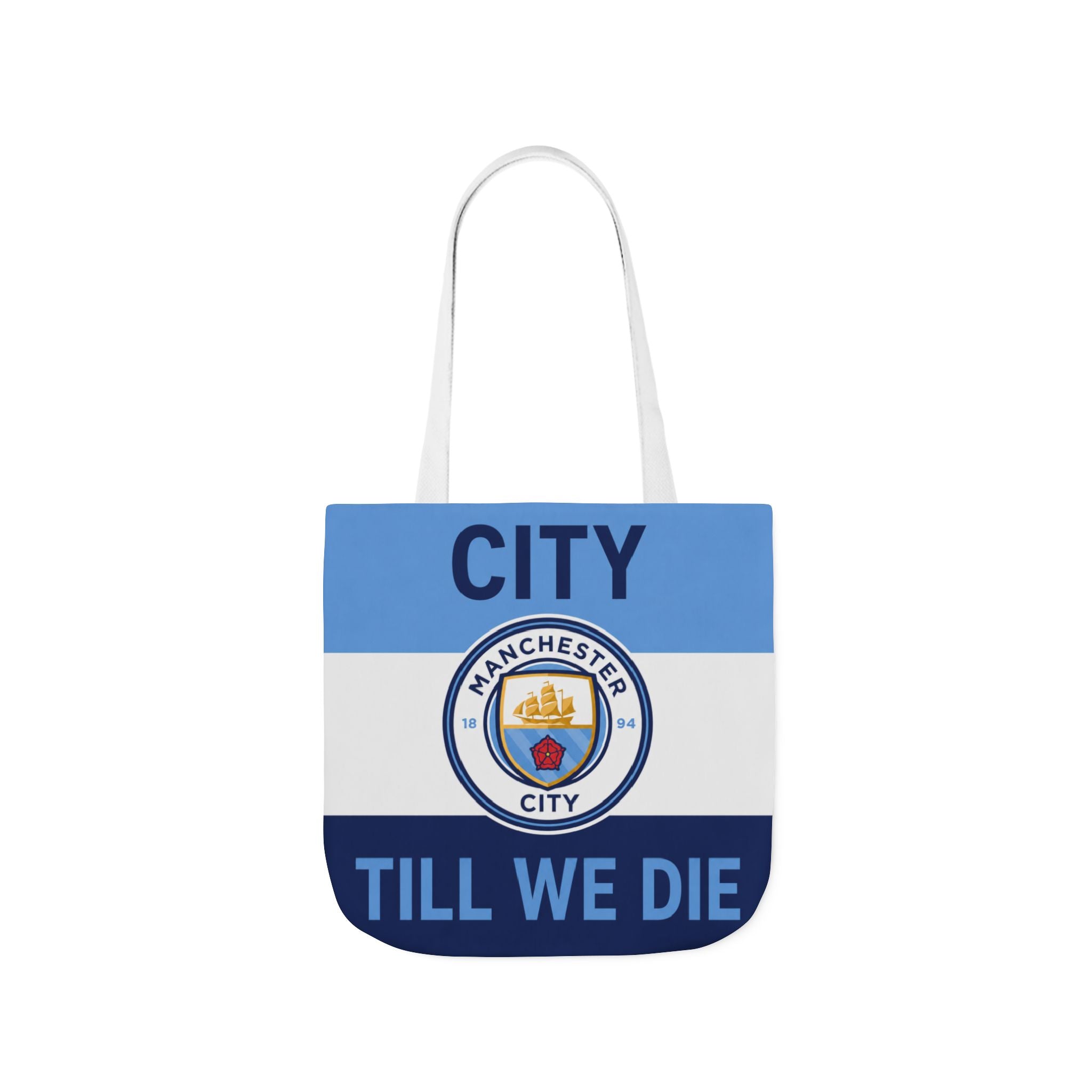 City Till We Die Unofficial Canvas Tote Bag — Manchester Football Fan Bag