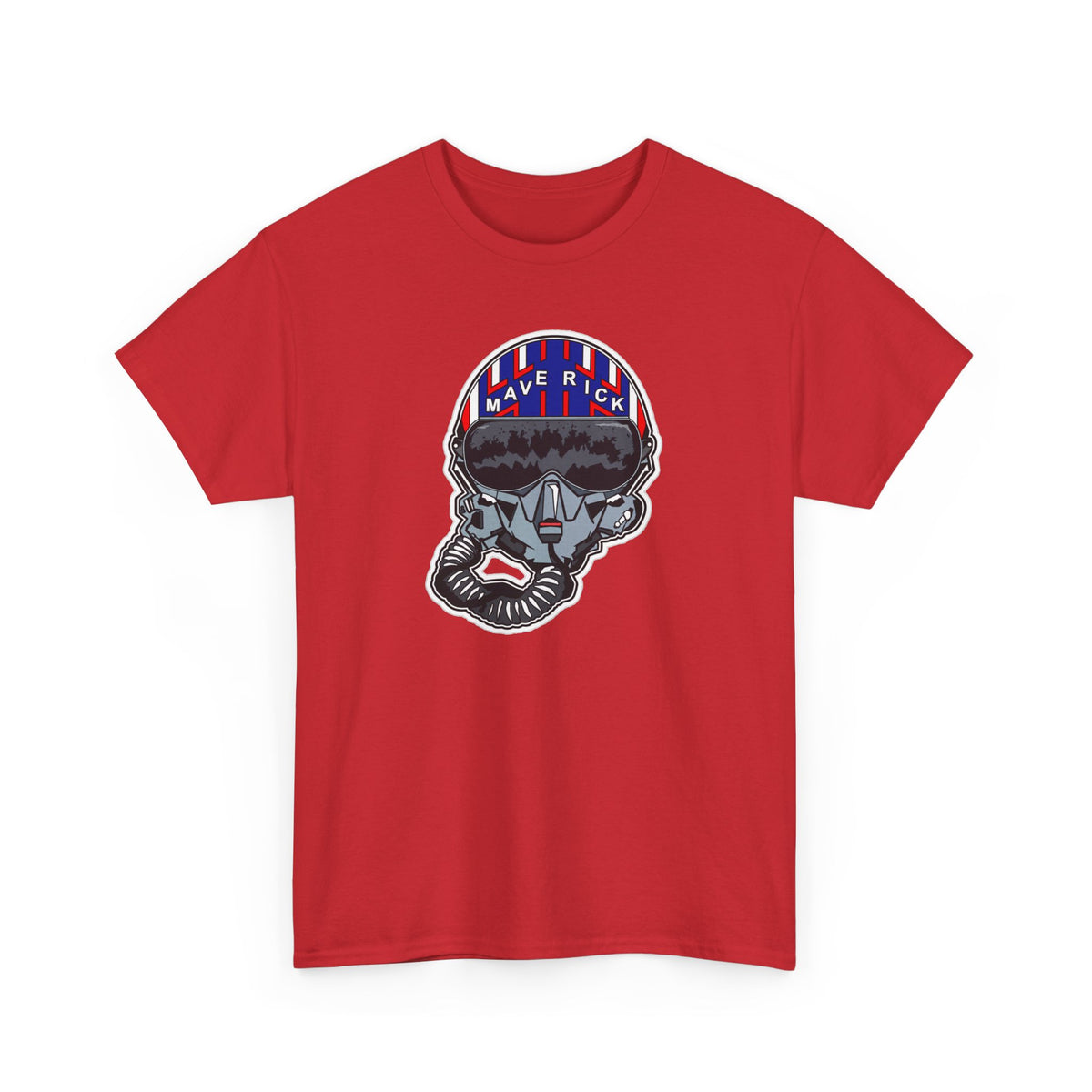 Skull Pilgrim Tee — Retro Striped 'Maverick' Helmet Graphic Shirt