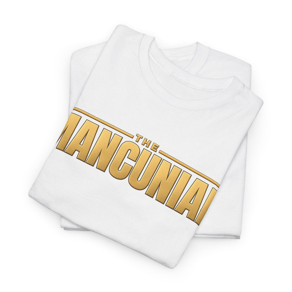 Mancunian Gold Logo Cotton T‑Shirt