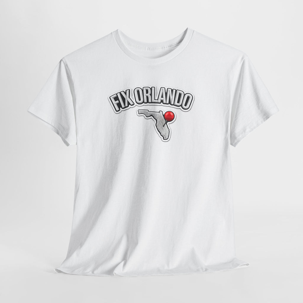Fix Orlando T-Shirt — Florida Map with Bowling Pin Local Pride Tee