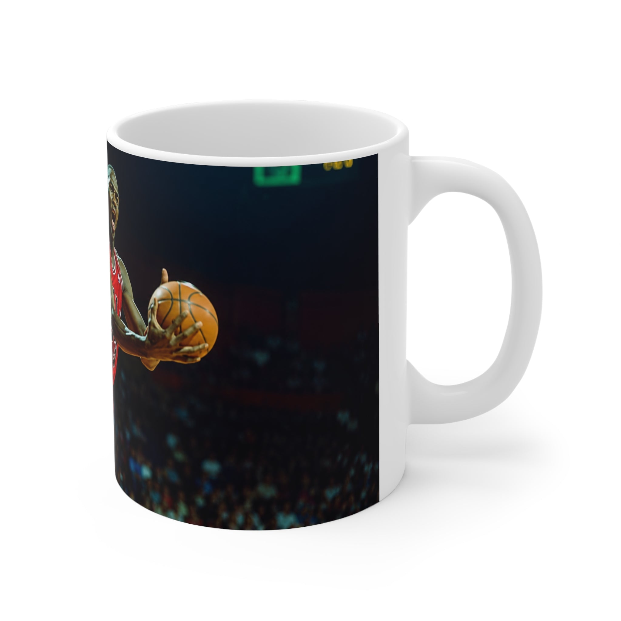 Basketball Action Mug — Dynamic Game Night Coffee Cup (11oz, 15oz)