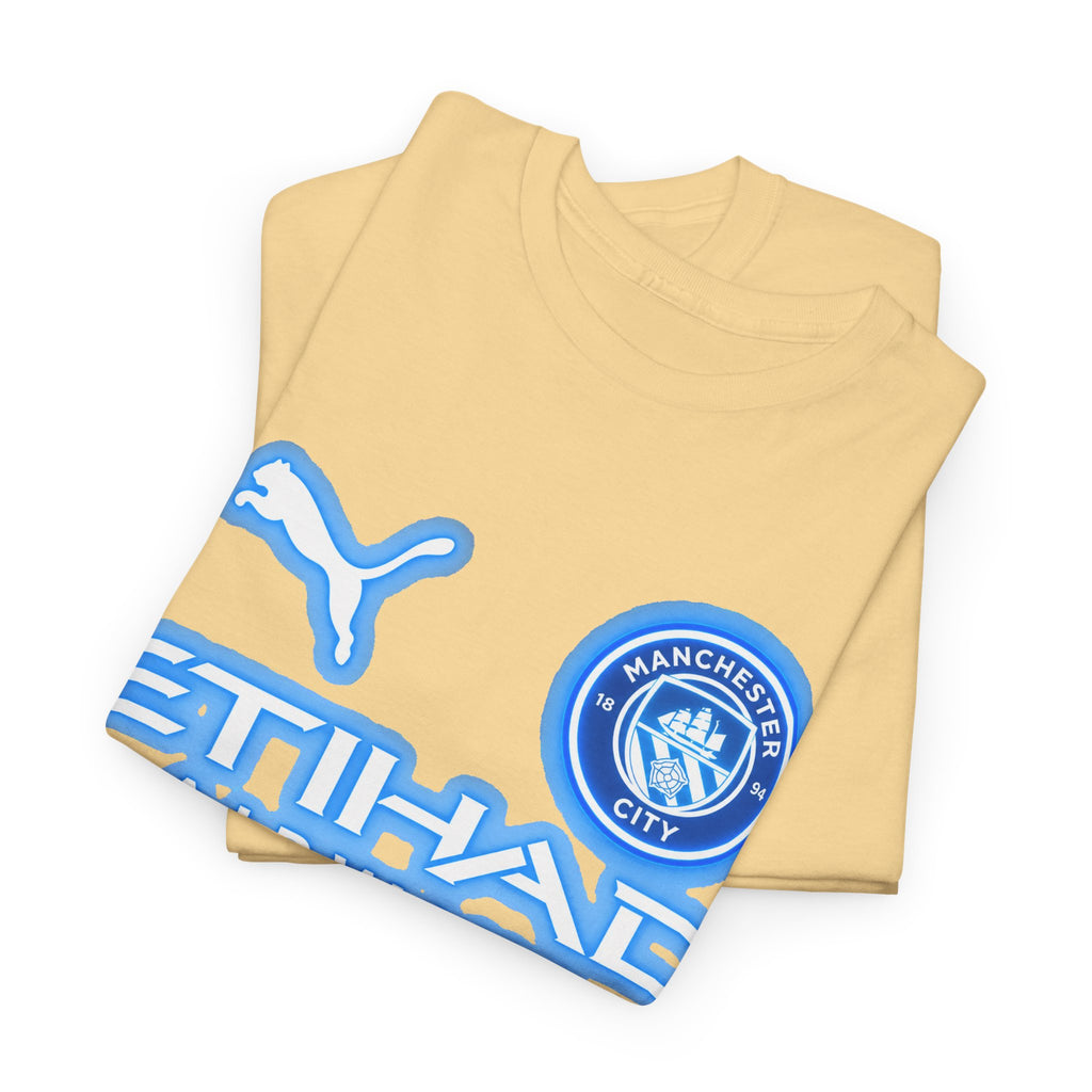 Manchester City Inspired Etihad Airways Logo Tee