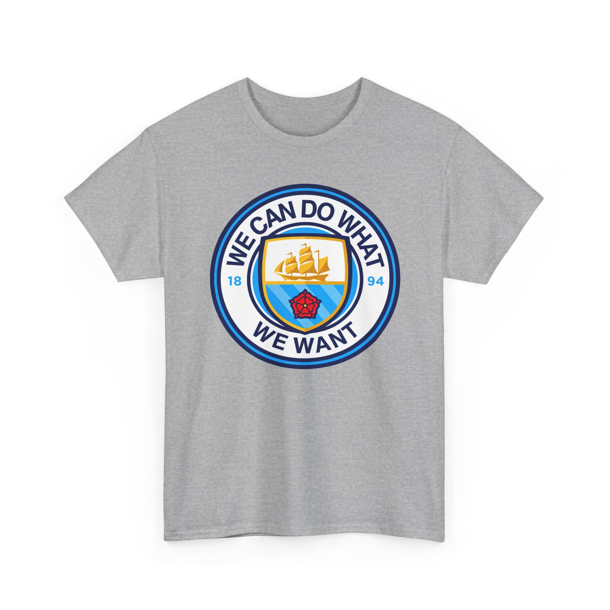 We Can Do What We Want Manchester  City Graphic Cotton T-Shirt