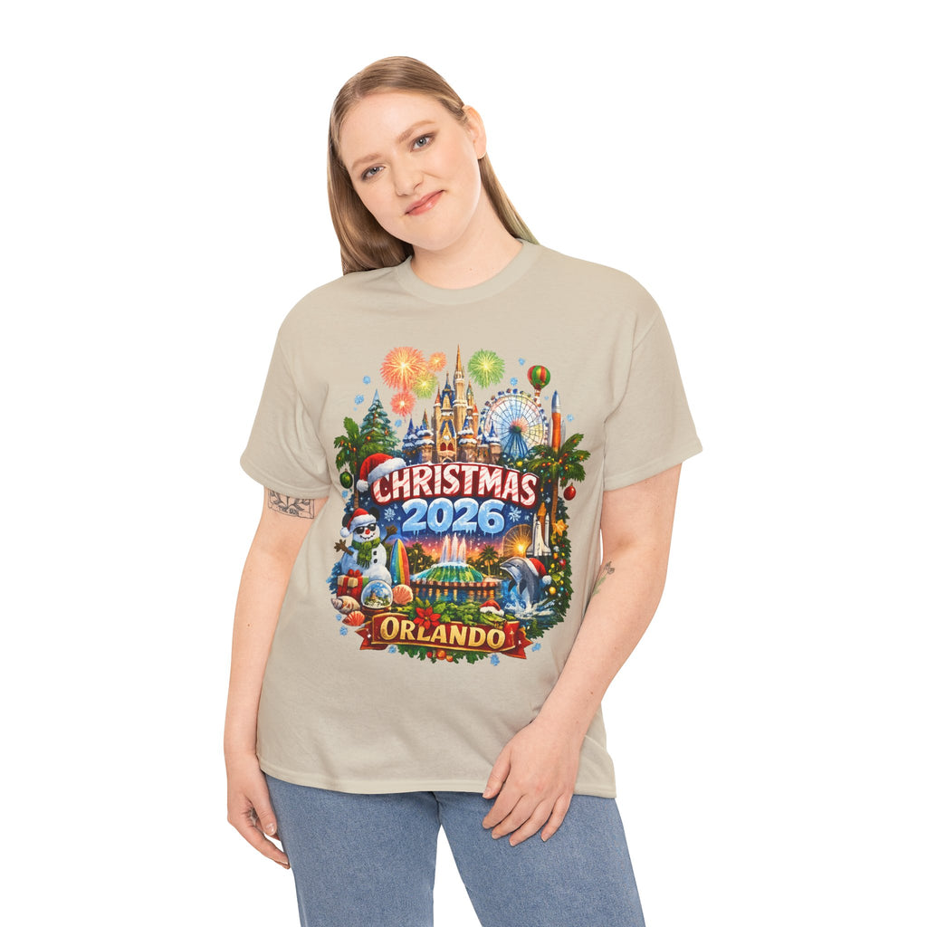 Christmas 2026 Orlando T-Shirt — Holiday Theme Park Souvenir Tee